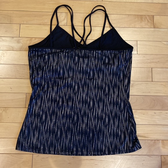 Boston Proper Black/Gold Metallic Tank - Picture 3 of 7